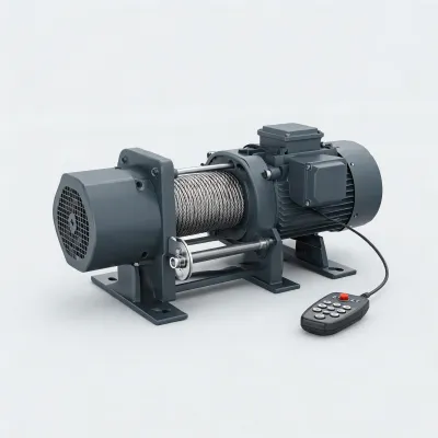 electric winch with remote