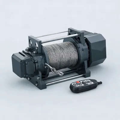 small electric winch with remote